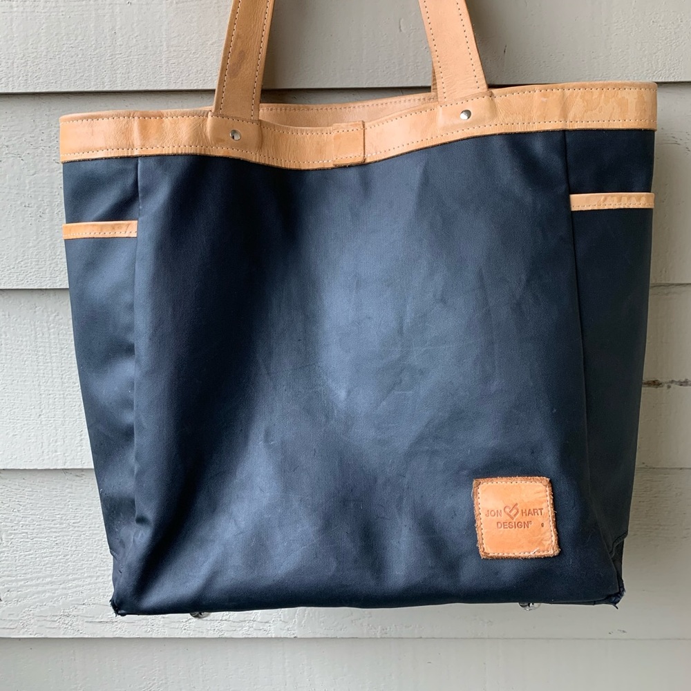 Jon Hart Vinyl Canvas Tote